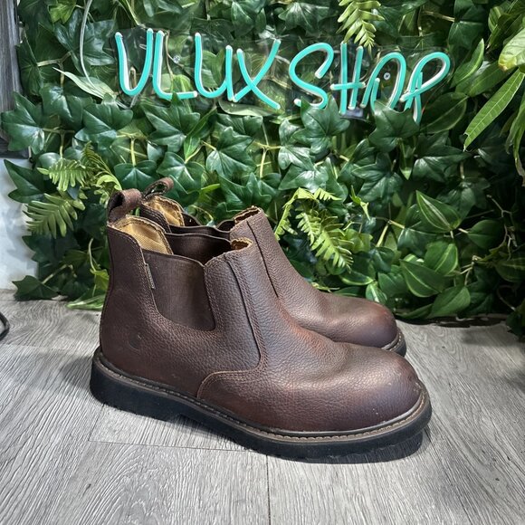 Carhartt Other - Carhartt Men's Romeo 4" Leather Waterproof Soft Toe Work Boots Size 11 M